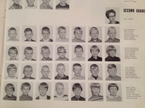 Our second grade class, in the Hamilton Elementary yearbook.